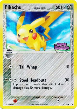 Pikachu (79/110) (Delta Species) (Stamped) [EX: Holon Phantoms] | Devastation Store