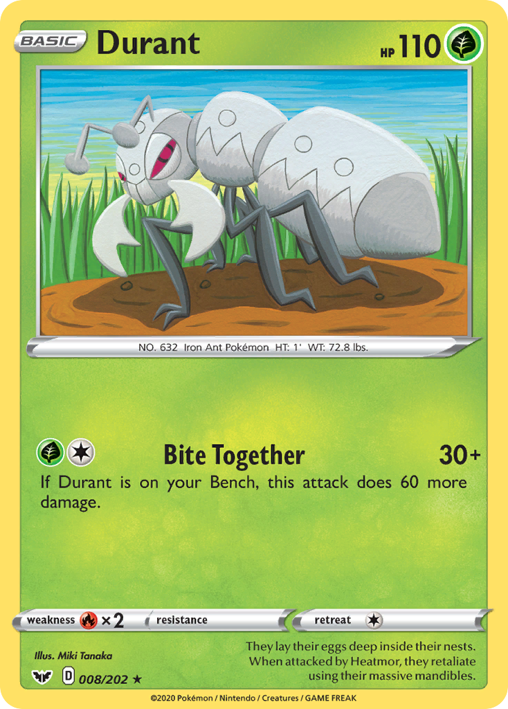 Durant (008/202) [Sword & Shield: Base Set] | Devastation Store