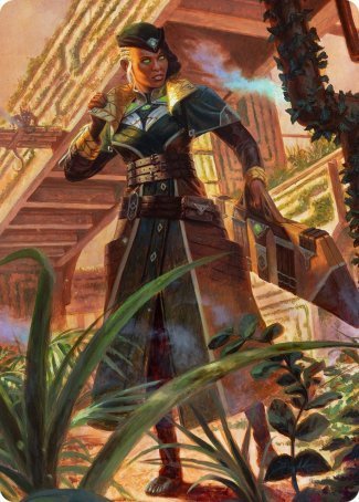 Vivien on the Hunt Art Card [Streets of New Capenna Art Series] | Devastation Store