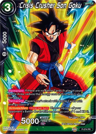 Crisis Crusher Son Goku (Alternate Art) [P-074] | Devastation Store