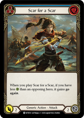 Scar for a Scar (Blue) [WTR193] Unlimited Edition Rainbow Foil - Devastation Store | Devastation Store