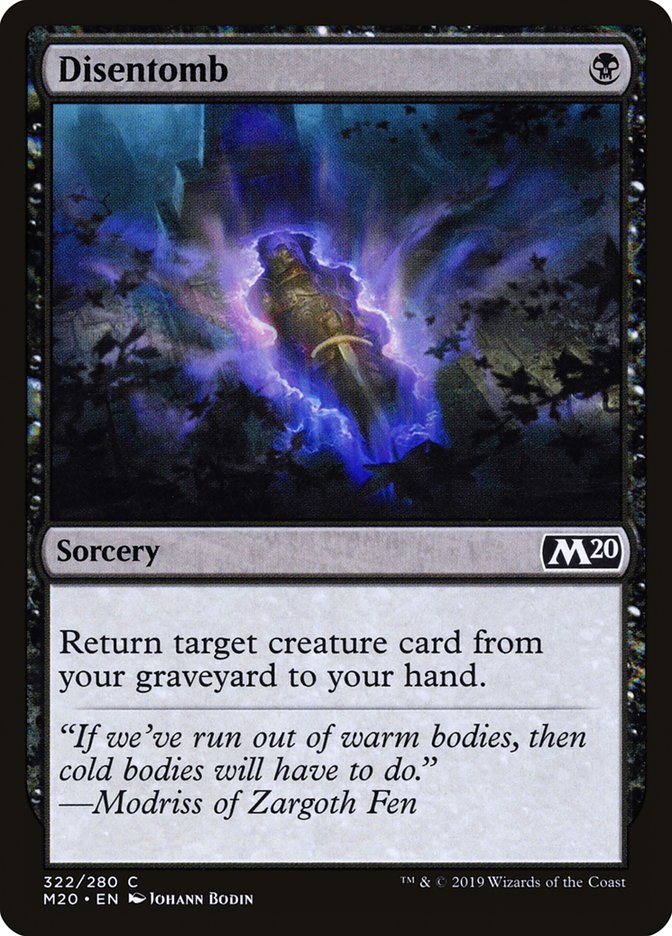 Disentomb [Core Set 2020] | Devastation Store