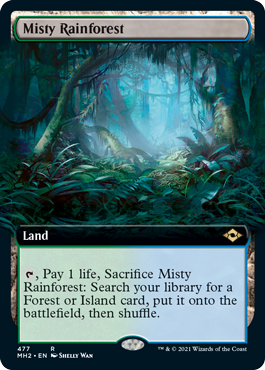 Misty Rainforest (Extended Art) [Modern Horizons 2] | Devastation Store