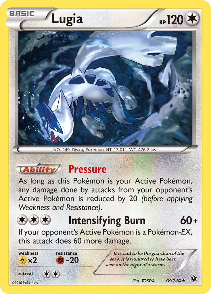 Lugia (78/124) (Theme Deck Exclusive) [XY: Fates Collide] | Devastation Store