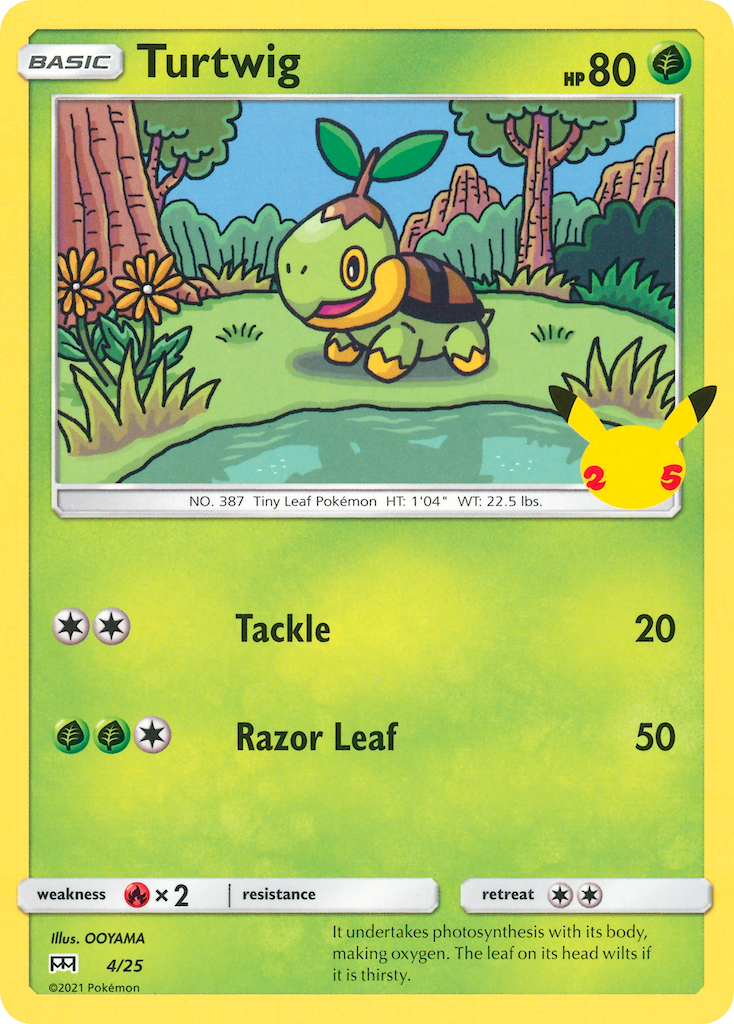 Turtwig (4/25) [McDonald's 25th Anniversary] | Devastation Store