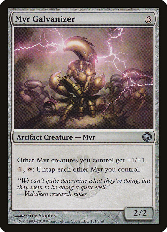 Myr Galvanizer [Scars of Mirrodin] | Devastation Store