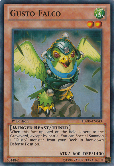 Gusto Falco [HA06-EN043] Super Rare | Devastation Store