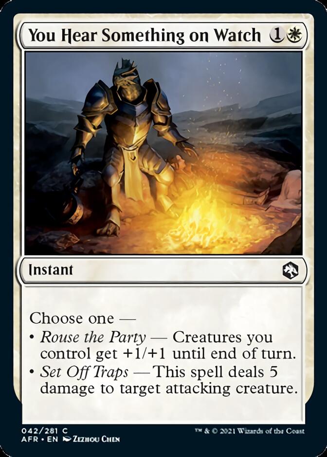 You Hear Something on Watch [Dungeons & Dragons: Adventures in the Forgotten Realms] | Devastation Store