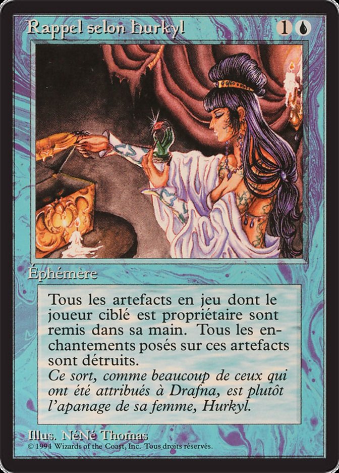 Hurkyl's Recall [Foreign Black Border] | Devastation Store