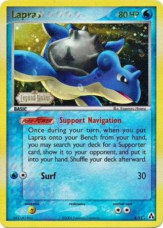 Lapras (8/92) (Stamped) [EX: Legend Maker] | Devastation Store