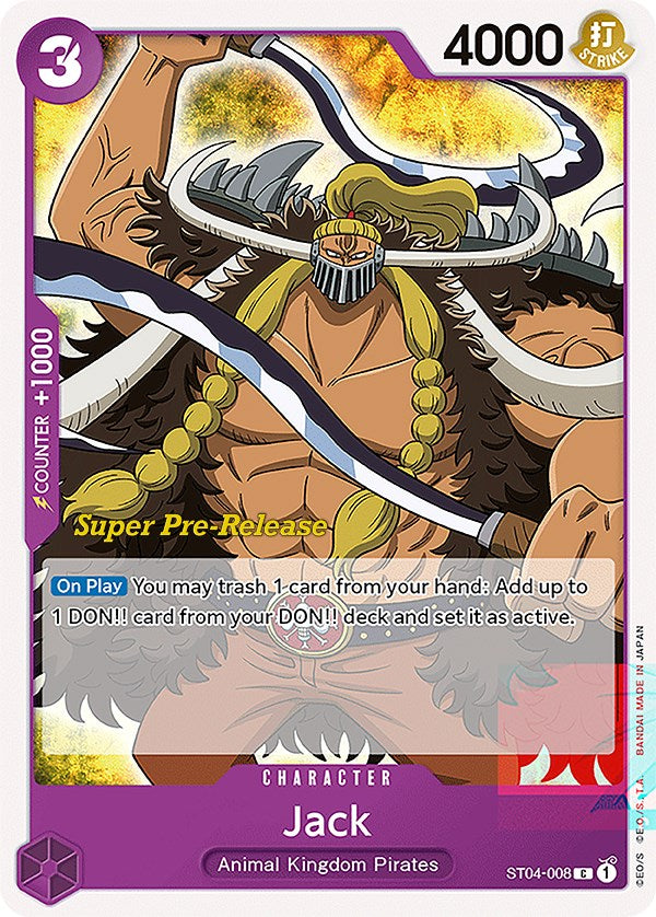 Jack [Super Pre-Release Starter Deck: Animal Kingdom Pirates] | Devastation Store