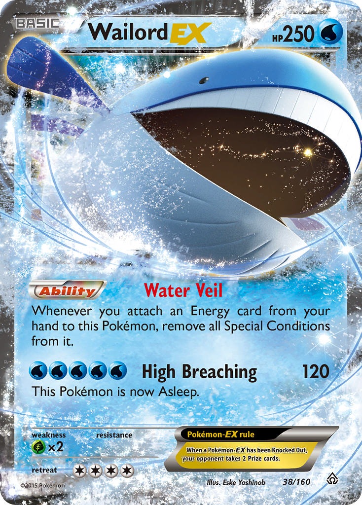 Wailord EX (38/160) [XY: Primal Clash] | Devastation Store