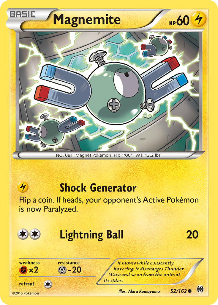 Magnemite (52/162) [XY: BREAKthrough] | Devastation Store