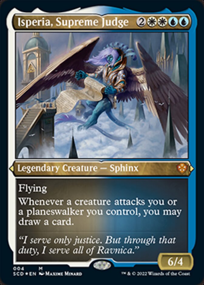 Isperia, Supreme Judge (Foil Etched) [Starter Commander Decks] | Devastation Store