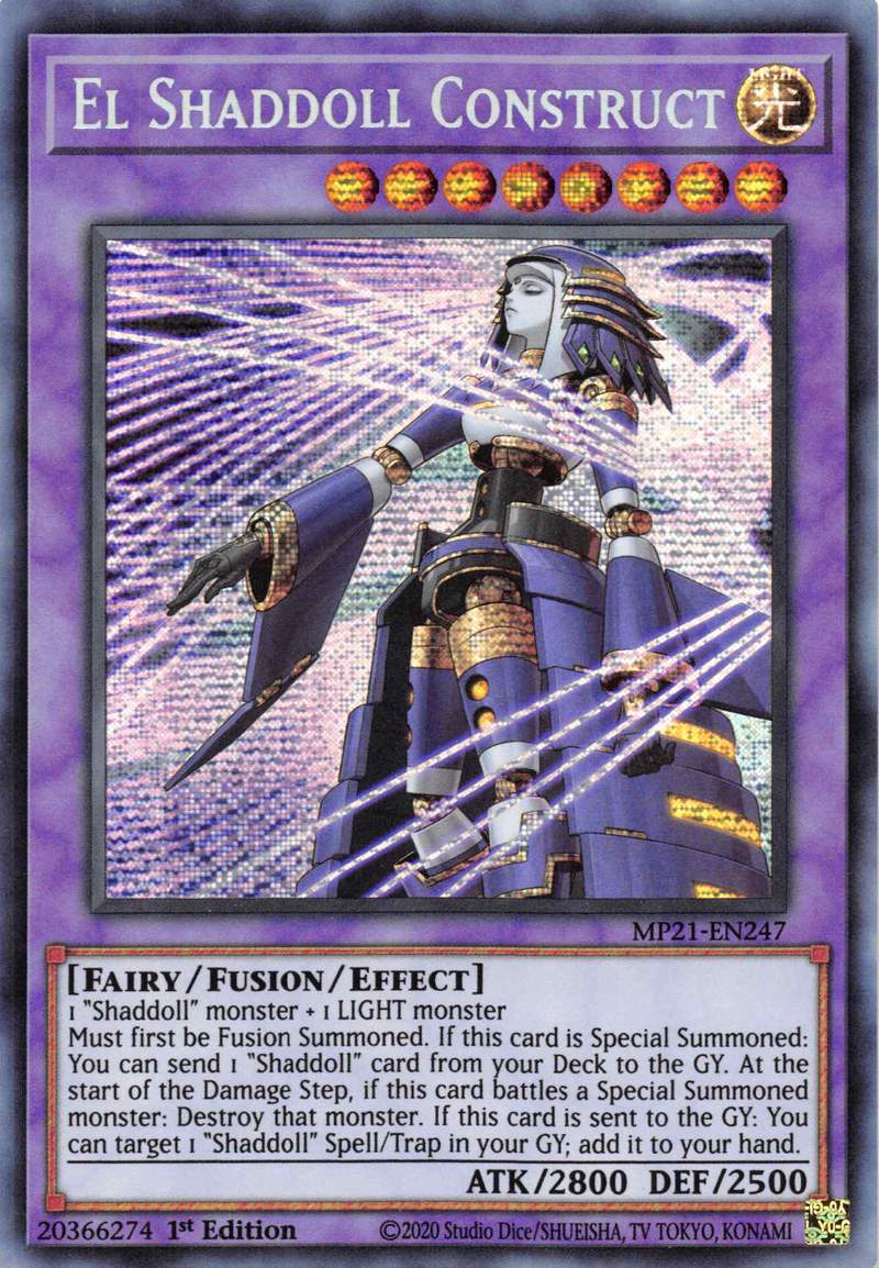El Shaddoll Construct (Alternate Art) [MP21-EN247] Prismatic Secret Rare | Devastation Store