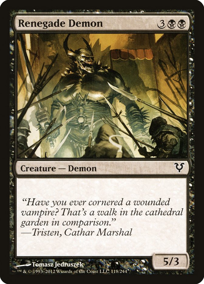 Renegade Demon [Avacyn Restored] - Devastation Store | Devastation Store