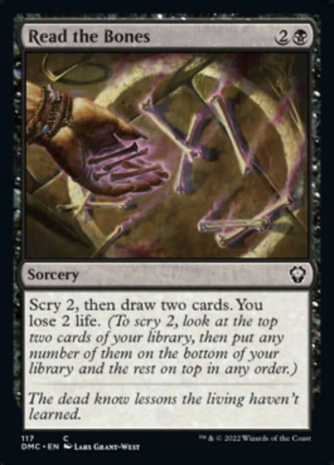 Read the Bones [Dominaria United Commander] | Devastation Store