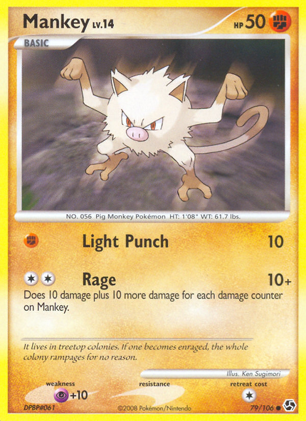Mankey (79/106) [Diamond & Pearl: Great Encounters] | Devastation Store