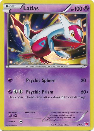 Latias (30/30) [XY: Trainer Kit 2 - Latias] | Devastation Store