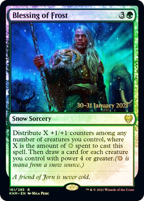 Blessing of Frost [Kaldheim Prerelease Promos] | Devastation Store