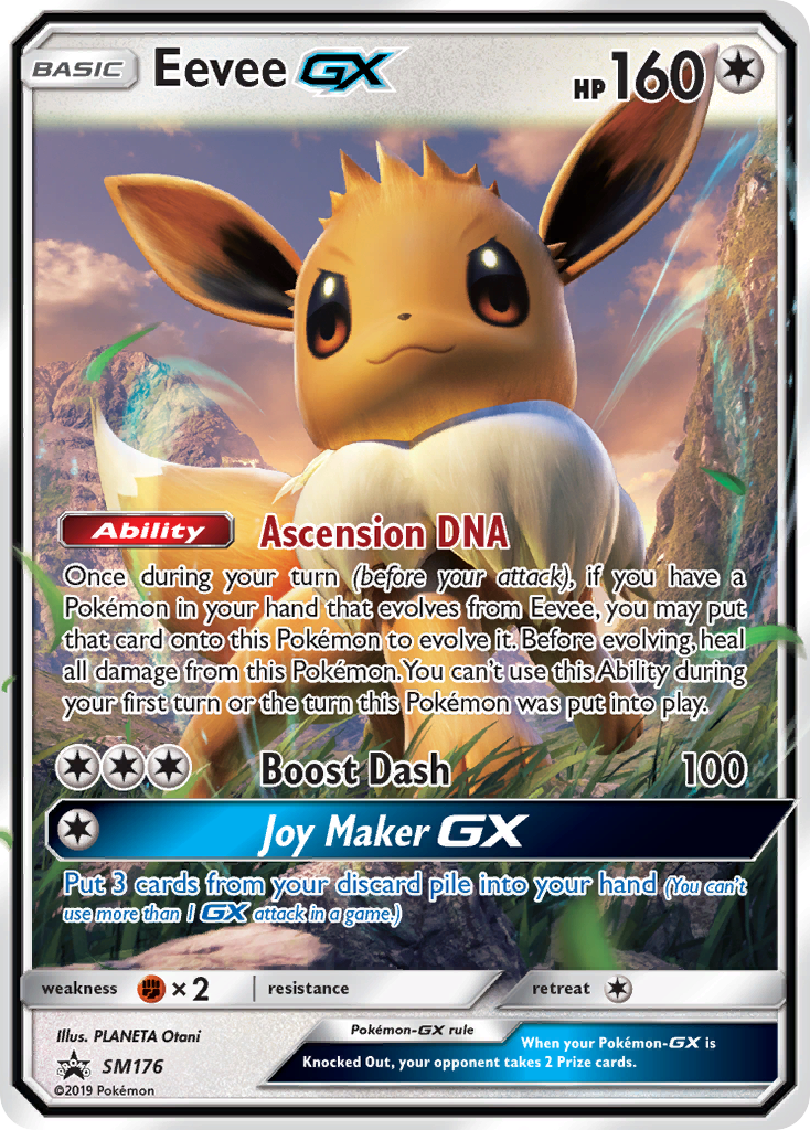Eevee GX (SM176) (Jumbo Card) [Sun & Moon: Black Star Promos] | Devastation Store