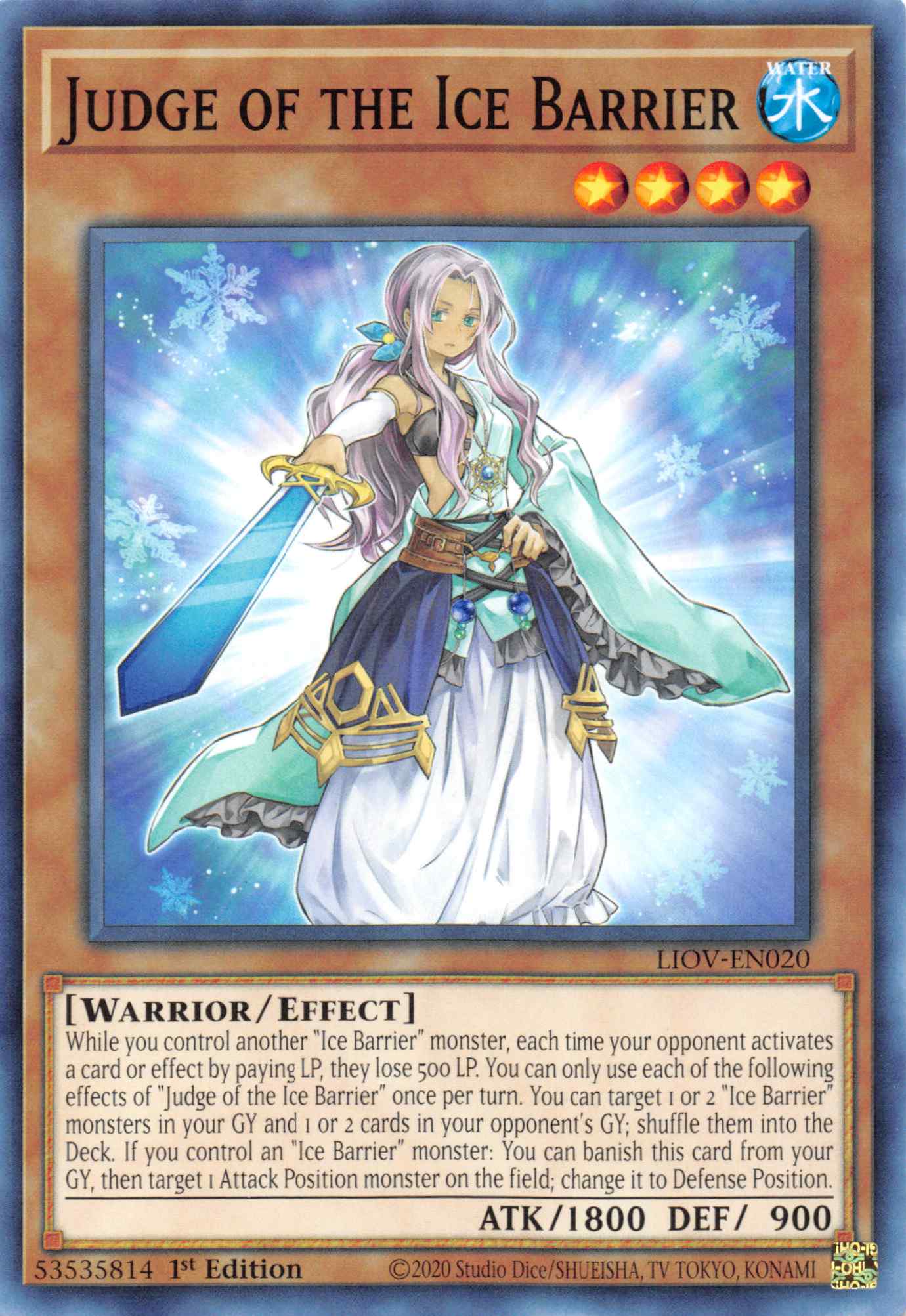 Judge of the Ice Barrier [LIOV-EN020] Common | Devastation Store
