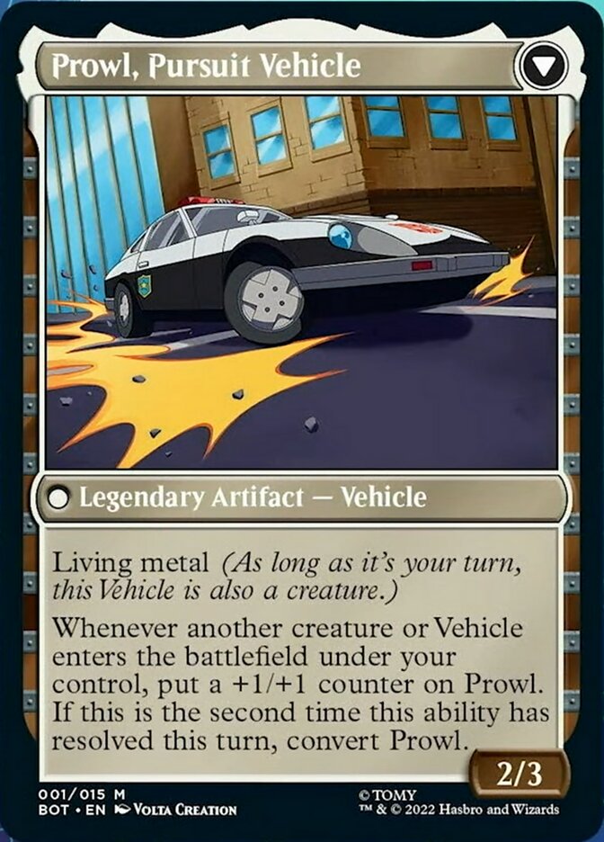 Prowl, Stoic Strategist // Prowl, Pursuit Vehicle [Transformers] | Devastation Store