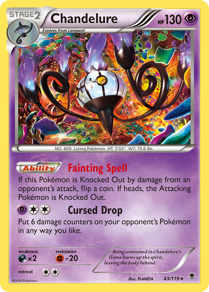 Chandelure (43/119) [XY: Phantom Forces] | Devastation Store