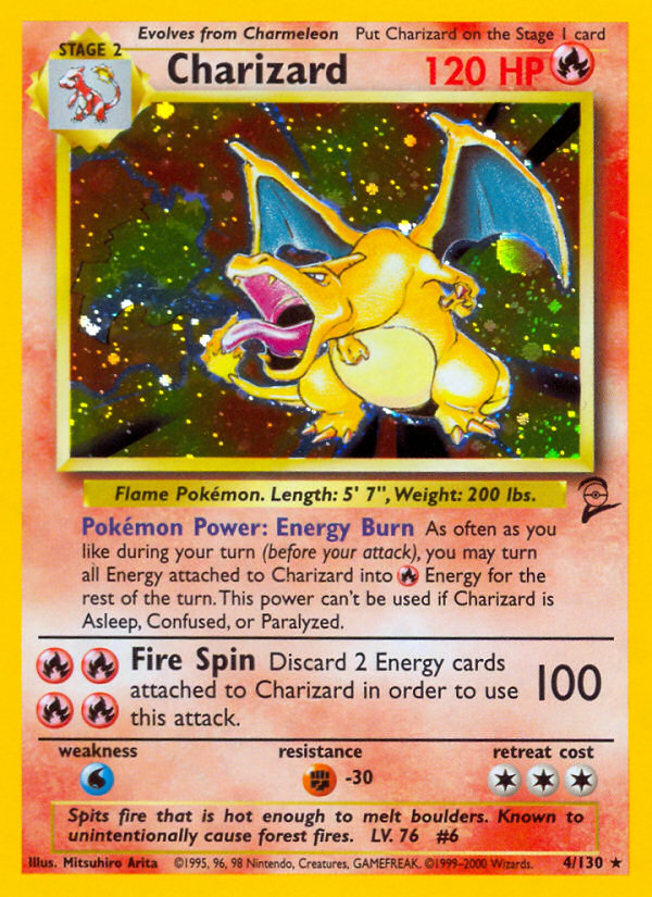 Charizard (4/130) [Base Set 2] | Devastation Store