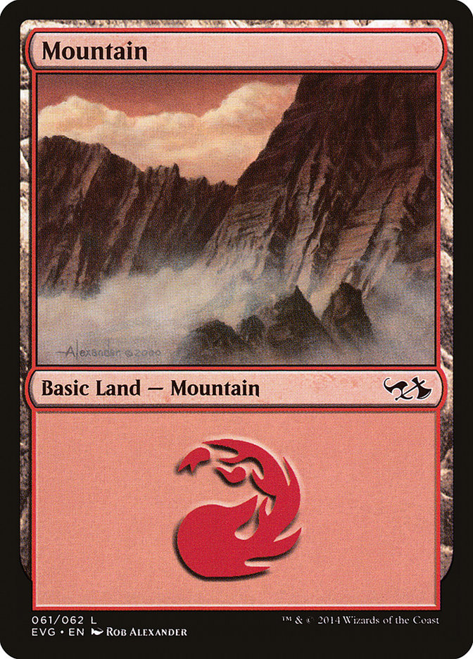 Mountain (61) (Elves vs. Goblins) [Duel Decks Anthology] - Devastation Store | Devastation Store