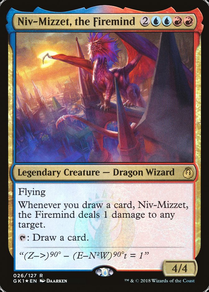 Niv-Mizzet, the Firemind [Guilds of Ravnica Guild Kit] | Devastation Store