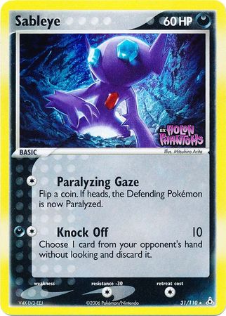 Sableye (31/110) (Stamped) [EX: Holon Phantoms] | Devastation Store