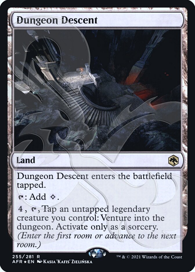 Dungeon Descent (Ampersand Promo) [Dungeons & Dragons: Adventures in the Forgotten Realms Promos] | Devastation Store