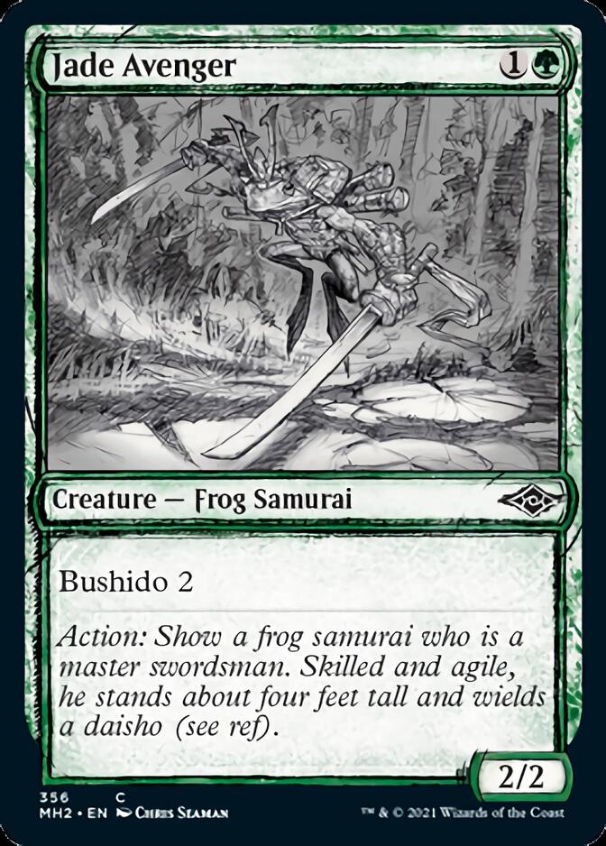 Jade Avenger (Sketch) [Modern Horizons 2] | Devastation Store