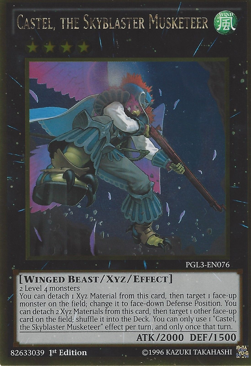 Castel, the Skyblaster Musketeer [PGL3-EN076] Gold Rare | Devastation Store