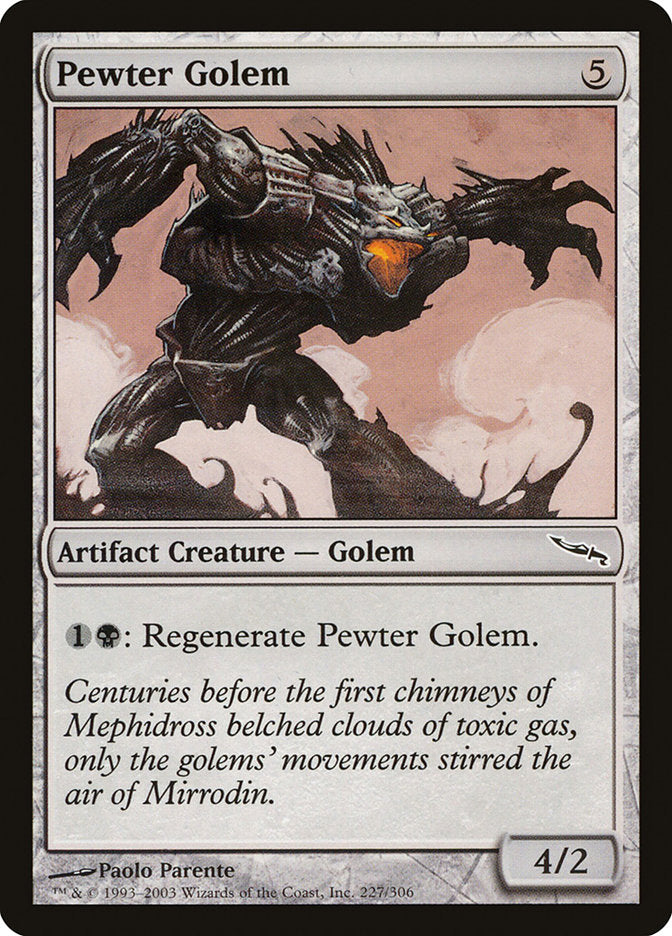Pewter Golem [Mirrodin] - Devastation Store | Devastation Store
