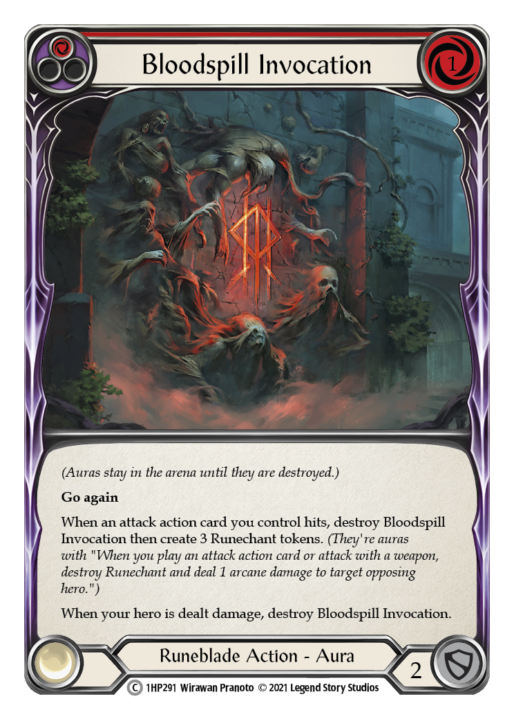 Bloodspill Invocation (Red) [1HP291] | Devastation Store