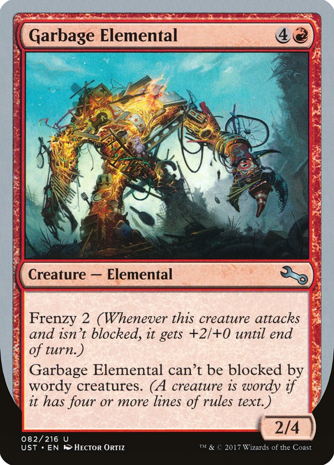 Garbage Elemental (2/4 Creature) [Unstable] - Devastation Store | Devastation Store
