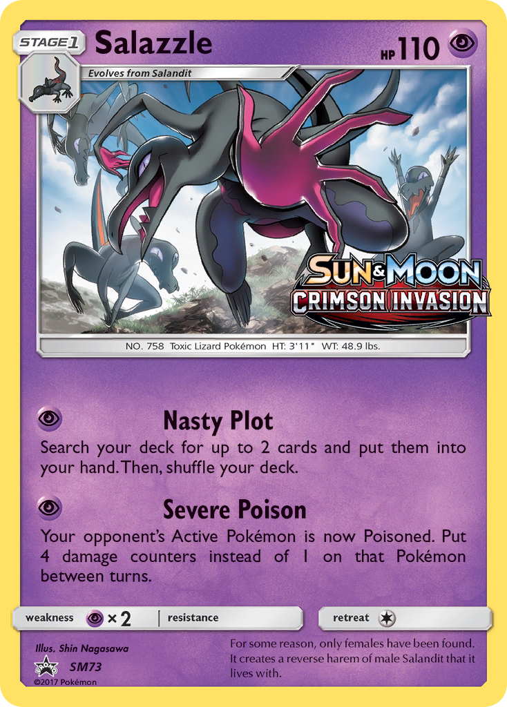 Salazzle (SM73) [Sun & Moon: Black Star Promos] | Devastation Store
