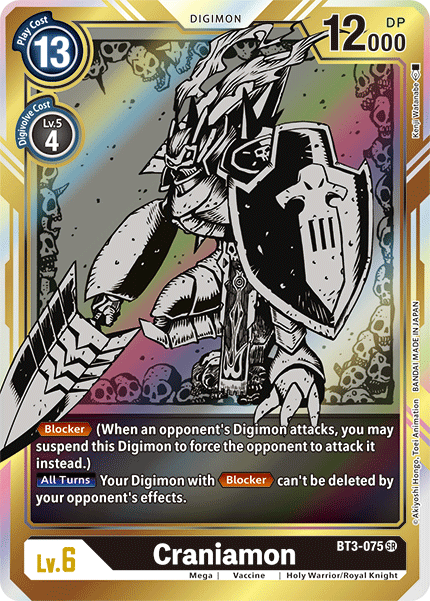 Craniamon [BT3-075] (Alternate Art) [Release Special Booster Ver.1.5] | Devastation Store