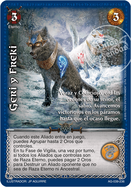 (AG-039-236) Grei y Freki – Real - Devastation Store | Devastation Store