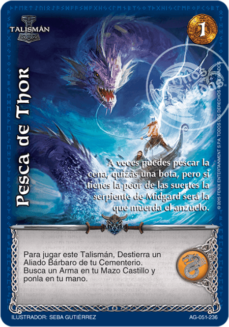 (AG-051-236) Pesca de Thor – Real - Devastation Store | Devastation Store