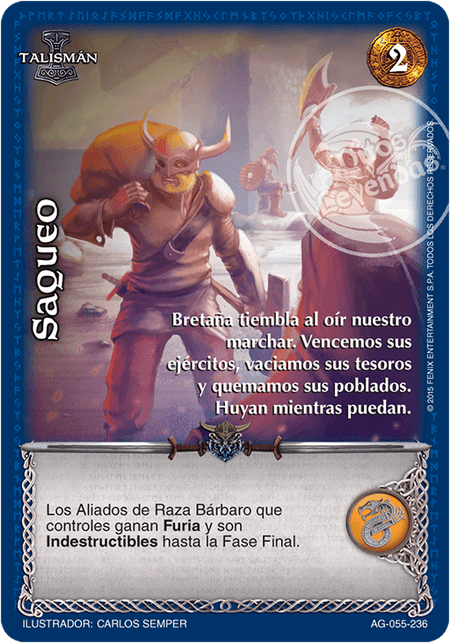 (AG-055-236) Saqueo – Real - Devastation Store | Devastation Store