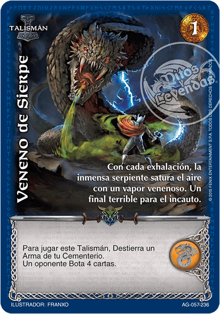 (AG-057-236) Veneno de Sierpe – Real - Devastation Store | Devastation Store