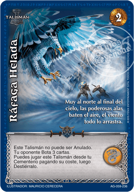 (AG-059-236) Ráfaga Helada – Real - Devastation Store | Devastation Store