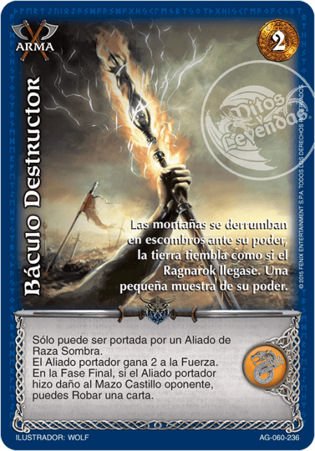 (AG-060-236) Báculo Destructor – Real - Devastation Store | Devastation Store