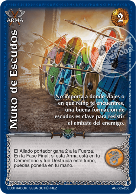 (AG-065-236) Muro de Escudos – Real - Devastation Store | Devastation Store
