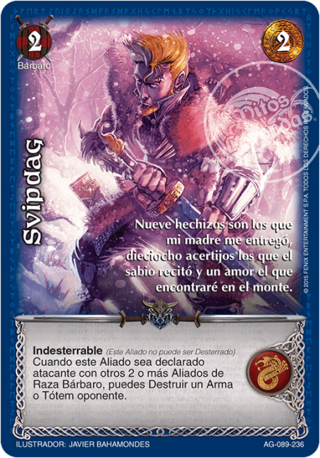 (AG-089-236) Svipdag – Cortesano - Devastation Store | Devastation Store