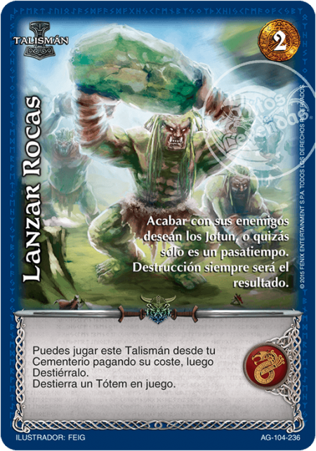 (AG-104-236) Lanzar Rocas – Cortesano - Devastation Store | Devastation Store