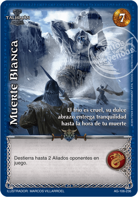 (AG-106-236) Muerte Blanca – Cortesano - Devastation Store | Devastation Store